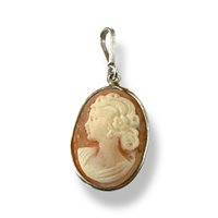 Anhänger Mandile 1922 Dame Cammei  in Silber Conchiglia 2MCICM161